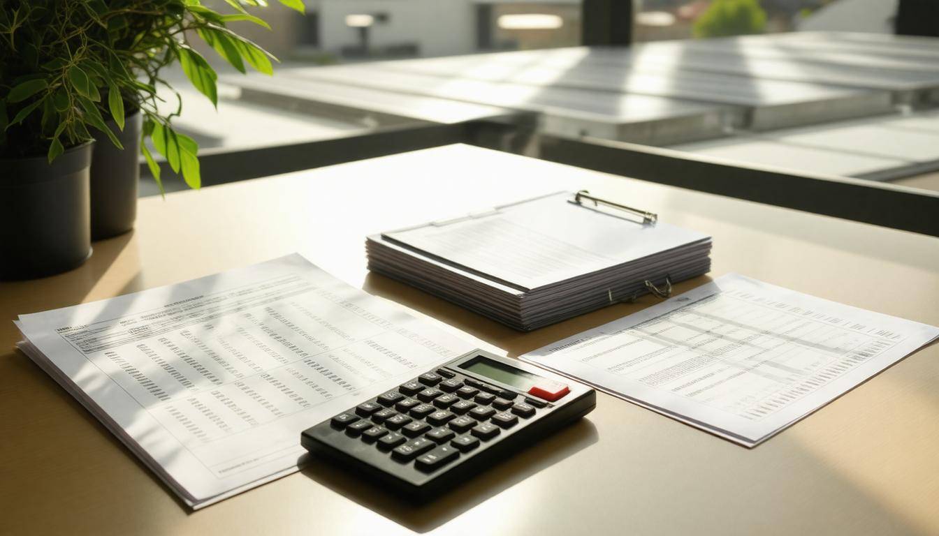 Calculator with invoices